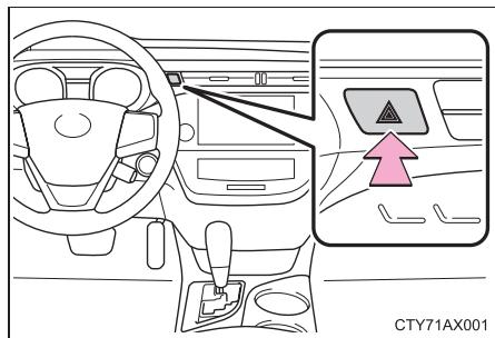 TOYOTA Avalon (2013) - Feux de détresse - 1