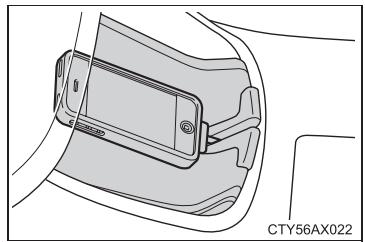 TOYOTA Avalon (2013) - Lorsque you placez de petits objets sur le rangement - 2