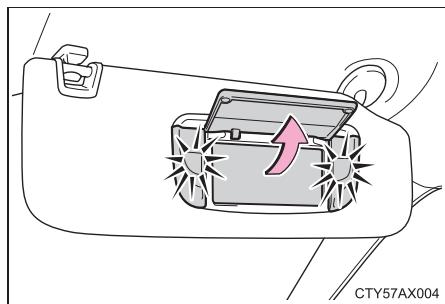 TOYOTA Avalon (2013) - Miroirs de courtoisie - 1