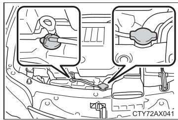 TOYOTA Avalon (2013) - Lors de l'inspection sous le capot de votre vehicule - 1