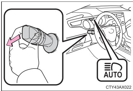 TOYOTA Avalon (2013) - Activation du système de deux de route automatiques - 2