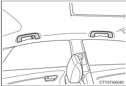 TOYOTA Avalon (2013) - Poignées d'assistance - 1