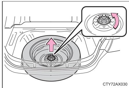 TOYOTA Avalon (2013) - Accès à le pau de rechange - 2