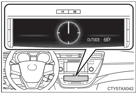TOYOTA Avalon (2013) - Affichage de la température extérieure - 2