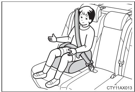 TOYOTA Avalon (2013) - Types de sièges de sécurité infant - 3