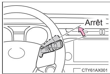 TOYOTA Avalon (2013) - Lorsque vous nettoyez le pare-brise (vehicules équipés d'essuie-glaces de pare-brise à détecteur de pluie) - 1