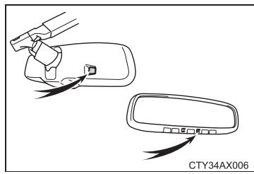 TOYOTA Avalon (2013) - Fonction anti-éblouissement - 3