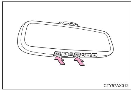 TOYOTA Avalon (2013) - Réinitialisation de la mémoire de l'émetteur HomeLink® (ensemble des 3 programmations) - 1