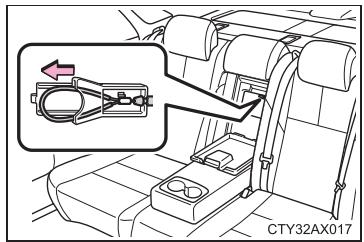TOYOTA Avalon (2017) - Dans le cas où la commande d'ouverture de coffre n'est pas actionnée - 2