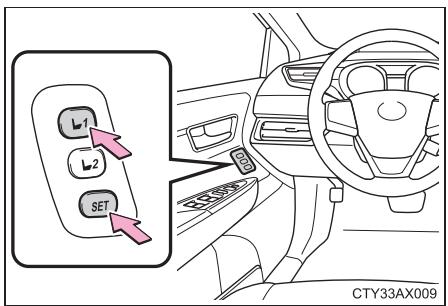 TOYOTA Avalon (2017) - Procédure d'enregistrement - 1
