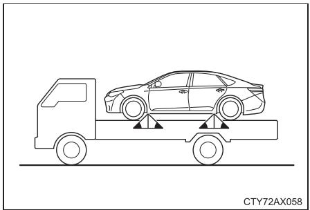 TOYOTA Avalon (2017) - Utilisation d'une dépanneuse à plateau - 2