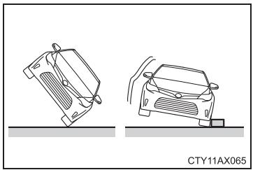 TOYOTA Avalon (2017) - Conditions de déploiement des coussins gonflables SRS (gonflage), en dehors d'une collision - 2