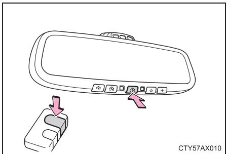 TOYOTA Avalon (2017) - Programmation de l'émetteur HomeLink® - 2