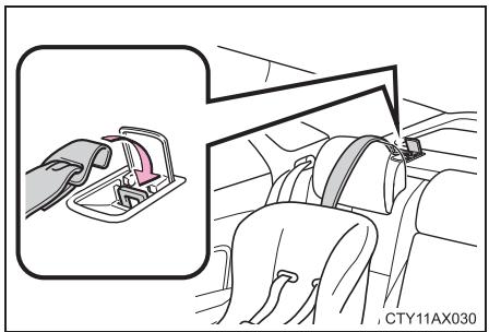 TOYOTA Avalon (2017) - Sièges de sécurité enfant avec sangle de retenue supérieure - 2