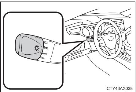 TOYOTA Avalon (2017) - Activation du système de feux de route automatiques - 1