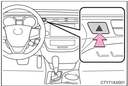 TOYOTA Avalon (2017) - Feux de détresse - 1