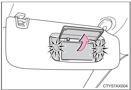 TOYOTA Avalon (2017) - Miroirs de courtoisie - 1
