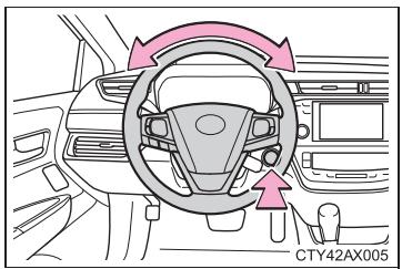 TOYOTA Avalon (2017) - Lorsque l'antivol de direction ne peut pas être relâché - 1