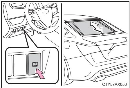 TOYOTA Avalon (2017) - Pare-soleil arrière (sur modèles équipés) - 1