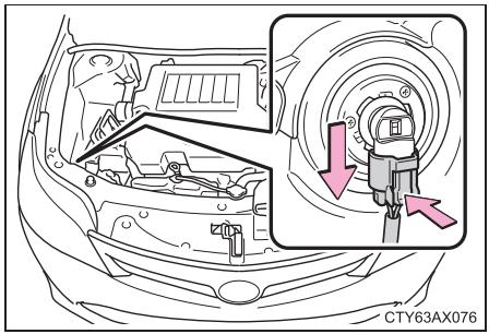 TOYOTA Avalon (2017) - ■ Feux de croisement (ampoule halogène) - 1