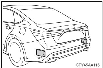 TOYOTA Avalon (2017) - ■ Manipulation du capteur radar - 1