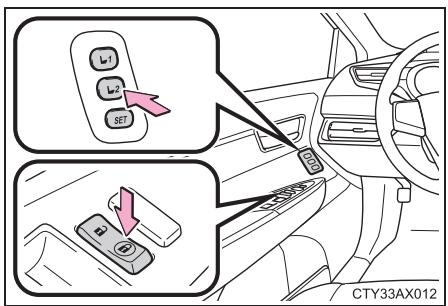 TOYOTA Avalon (2017) - ■ Procédure d'enregistrement - 1