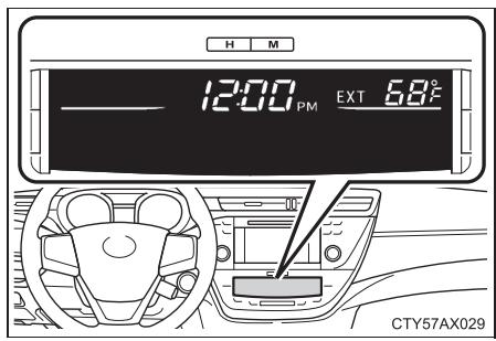 TOYOTA Avalon (2017) - Affichage de la température extérieure - 1