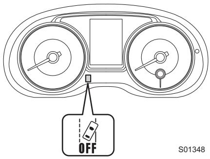 SUBARU Impreza (2015) Système d'aide à la conduite EyeSight - Déactivation de l'alerte de dérive sur la voie - 2