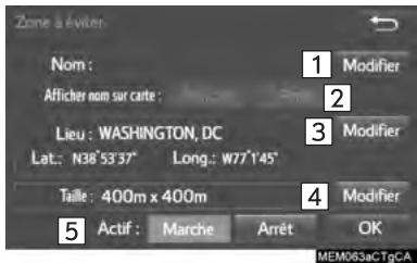 TOYOTA Sienna (2016) - MODIFICATION DES ZONES À ÉVITER - 1