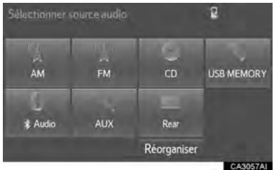 TOYOTA Sienna (2016) - RéORGANISATION DE LA SOURCE AUDIO - 1