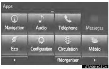 TOYOTA Sienna (2016) - Sélectionnez "Téléphone". - 1