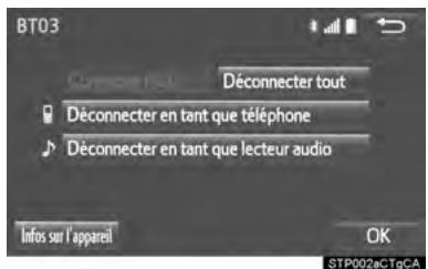 TOYOTA Sienna (2016) - MODIFICATION DE L'INFORMATION RELATIVE AU DISPOSITIF Bluetooth® - 1