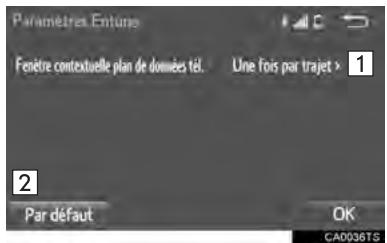 TOYOTA Sienna (2016) - PARAMÉTRES D'Entune App Suite - 2
