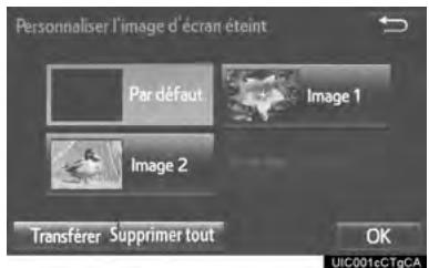 TOYOTA Sienna (2016) - RéGLAGE DES IMAGES D'EXTINCTION DE L'ÉCRAN - 1