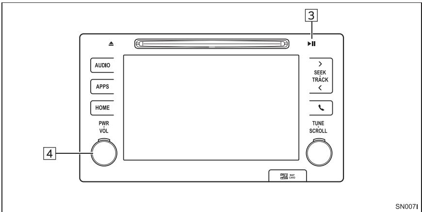 TOYOTA Sienna (2016) - VUE D'ENSEMBLE   Sélectionnez "AUX" sur l'écran "Sélectionner source audio". ( P.77) - 2