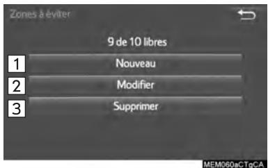 TOYOTA Sienna (2016) - Définition DES ZONES À ÉVITER - 1