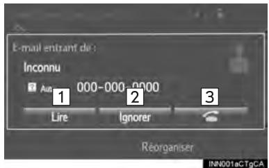 TOYOTA Sienna (2016) - RéCEPTION D'UNMESSAGE - 1