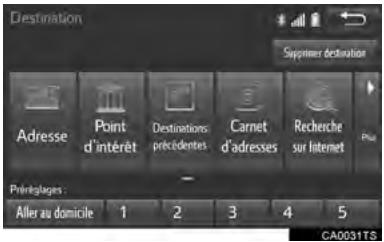 TOYOTA Sienna (2016) - Sélectionnez "Aller au domicile". - 1