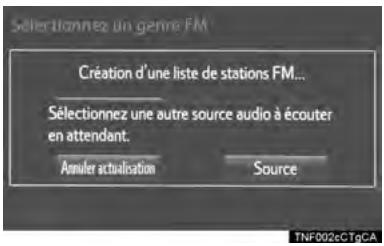 TOYOTA Sienna (2016) - IMISE A JOUR DE LA LISTE DES STATIONS - 1