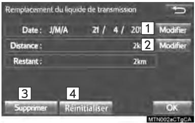 TOYOTA Sienna (2016) - DEFINITION DE L'INFORMATION SUR L'ENTRETIEN - 1