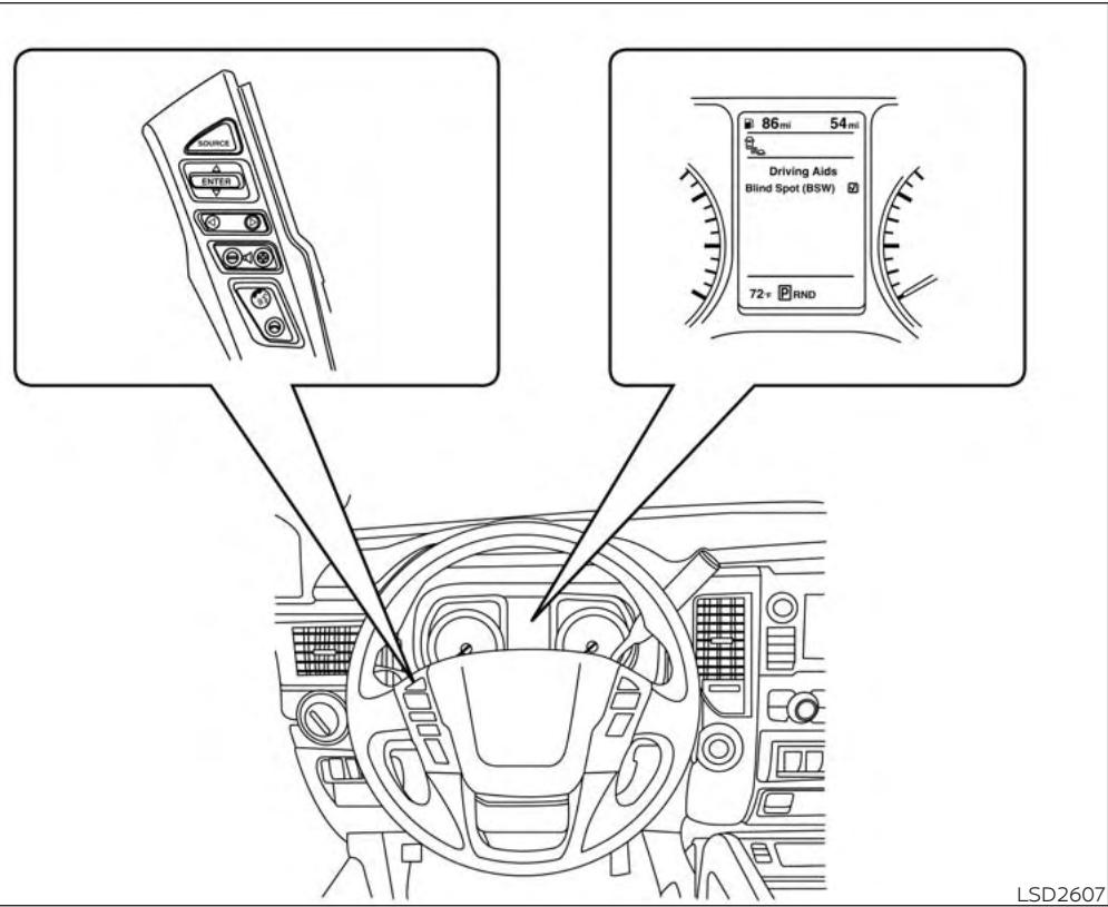 NISSAN Titan 2018 - FONCTIONNEMENT DU SYSTEME D'ALERTE DE CIRCULATION TRANVERSALE ARRIÈRE - 3