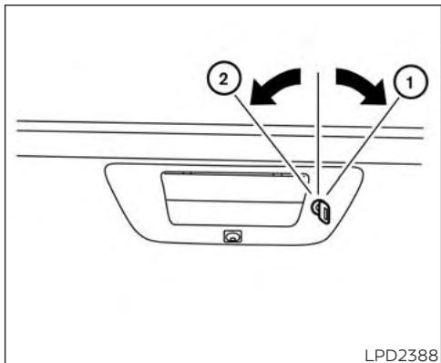 NISSAN Titan 2018 - Brancher laamera arrêté (selon l'équipement) - 1