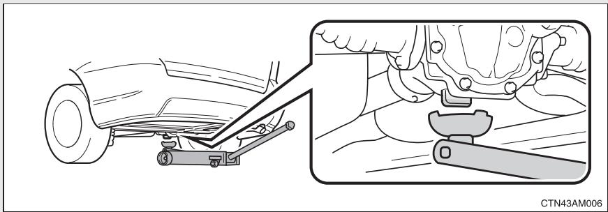 TOYOTA Sienna (22010) - Positionnement du cric - 3