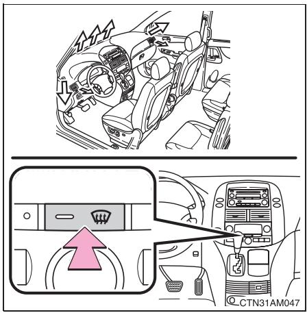 TOYOTA Sienna (22010) - Désembuage du pare-brise - 1
