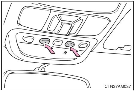 TOYOTA Sienna (22010) - Réinitialisation de la mémoire de l'émetteur HomeLink® (ensemble des 3 programmations) - 1