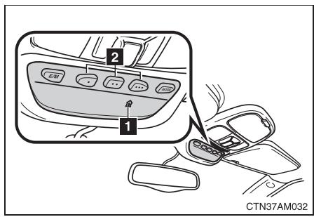 TOYOTA Sienna (22010) - Programmation de l'émetteur HomeLink® (réservé aux utilisateurs résidant aux États-Unis) - 1