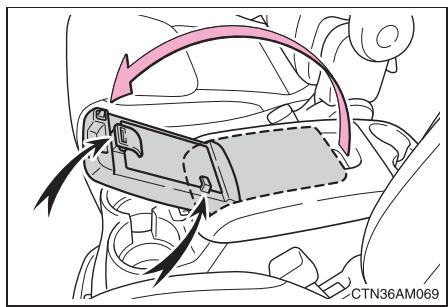 TOYOTA Sienna (22010) - Support de bloc-notes (sur modèles équipés) - 1