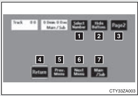 TOYOTA Sienna (22010) - Utilisation du lecteur de DVD (Vidéo-CD) - 3