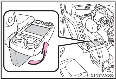 TOYOTA Sienna (22010) - Tablette latérale de siège avant (sur modèles équipés) - 1