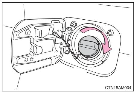 TOYOTA Sienna (22010) - Fermeture du bouchon du réservoir à carburant - 1